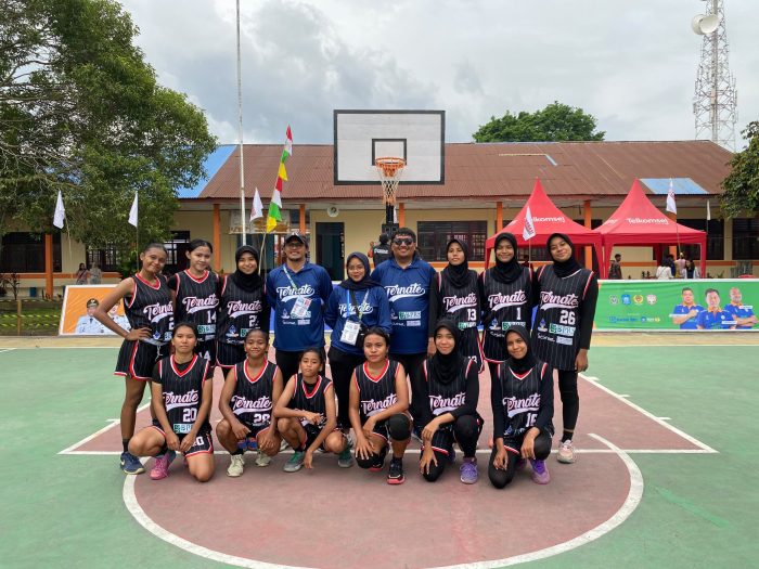 Ternate Gasak Tidore 132-17 di Porprov Maluku Utara, Tim Basket Putri Ikuti Jejak Tim Putra