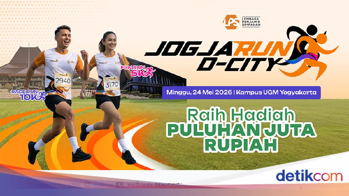 Hadiah Rp 140 Juta dan Konser Ndarboy Genk Meriahkan Jogja Run D-City 2026 di UGM, Rute Lewati Tugu Jogja