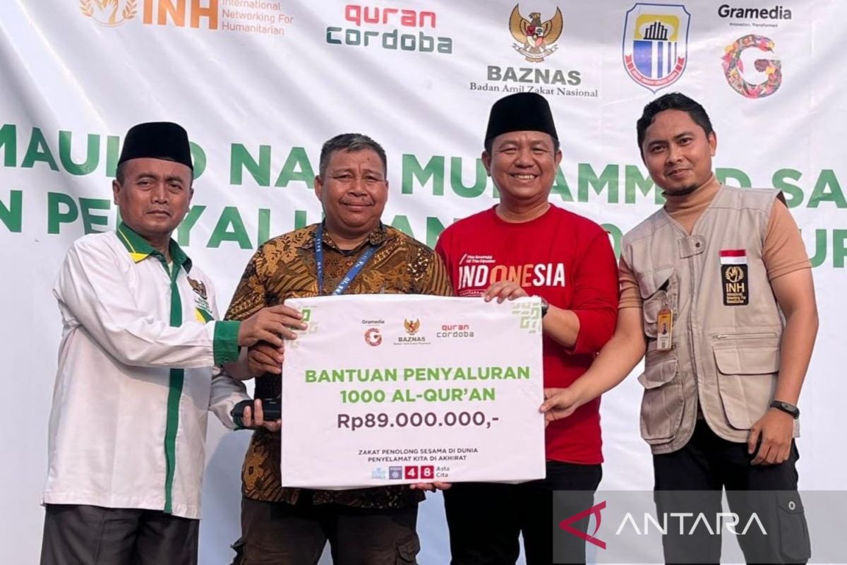 Baznas RI Salurkan 1.000 Al Quran untuk Kampung Baduy Lebak, Total 4.933 Eksemplar ke Empat Provinsi