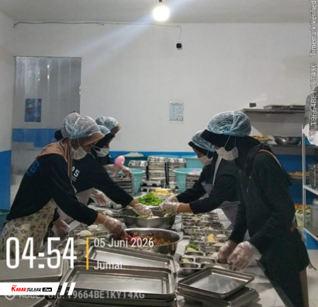SPPG Kamansi di Mamuju Tengah Sajikan Makanan Bergizi untuk Pelajar, Angka Kecukupan Gizi Terpenuhi
