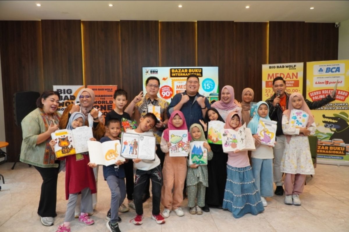 Big Bad Wolf Books Hadir Kembali di Medan Juni 2026, Lebih dari 1 Juta Buku Diskon hingga 90 Persen di Delipark Mall