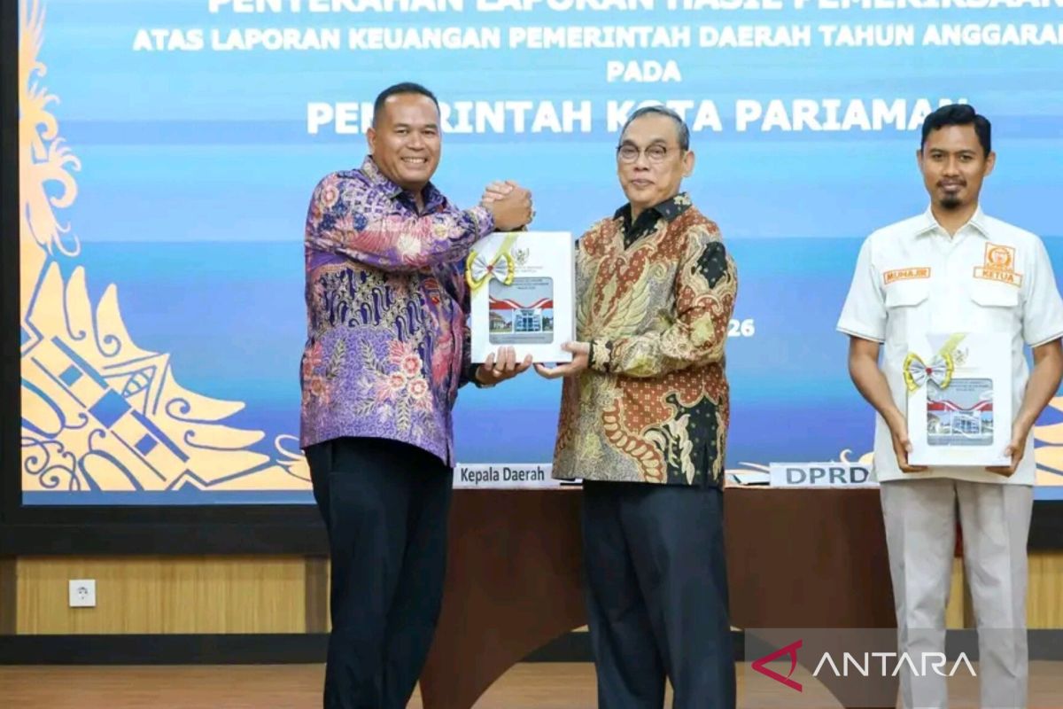 Pemkot Pariaman Kembali Raih Opini WTP dari BPK untuk LKPD 2025, Ini Kali Ke-13 Berturut-turut