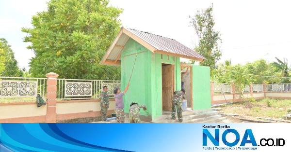 TMMD ke-129 di Pidie Masuki Fase Akhir, Satgas Kodim 0102 Pacu Finishing 5 Titik MCK dan Sumur Bor di Kecamatan Sakti