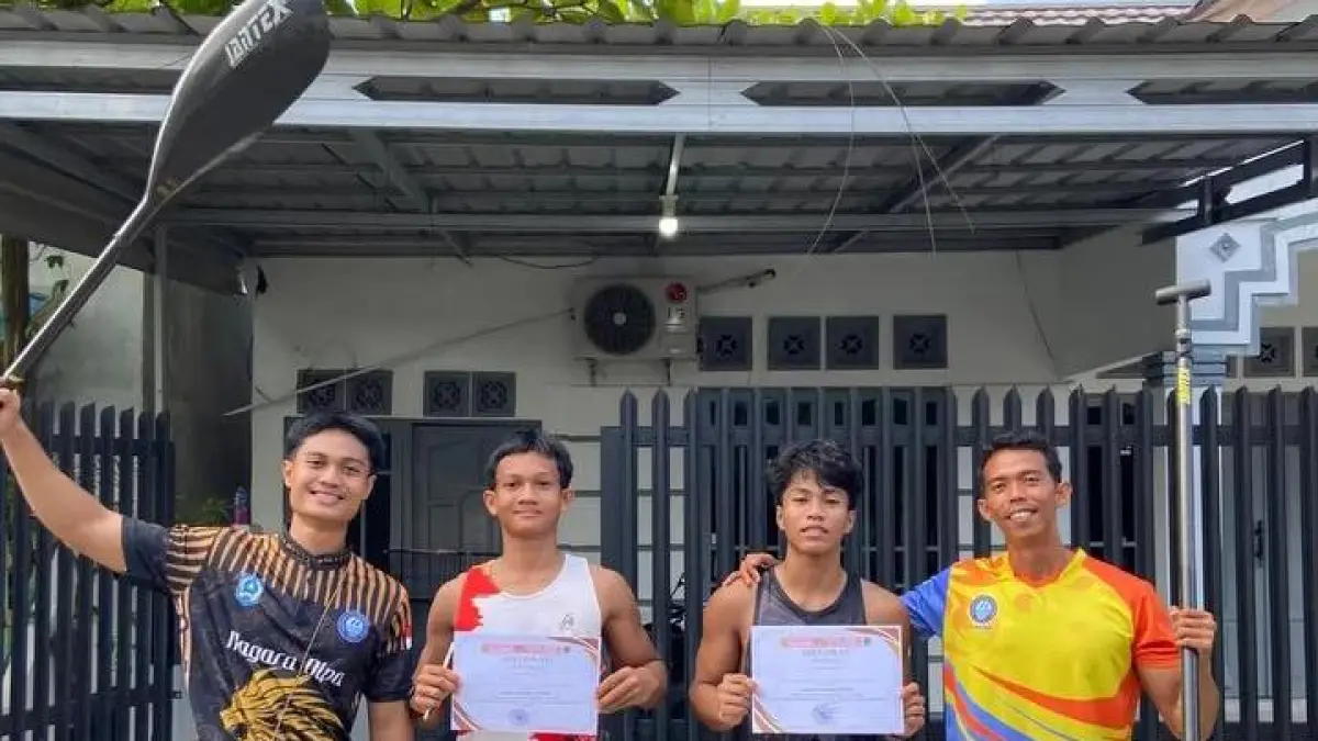 Atlet Dayung Muda Kabupaten HSS Sabet Dua Medali Perunggu di Kejuaraan Wali Kota Banjarmasin Cup 2026