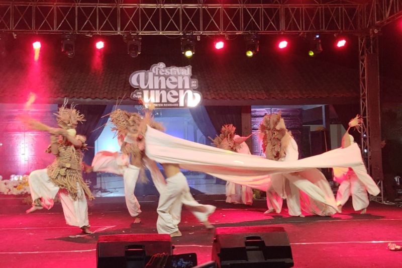 Festival Unen-Unen di Rembang Libatkan 200 Pelajar SD-SMP, Angkat Barongsai hingga Barongan Ndas Papat