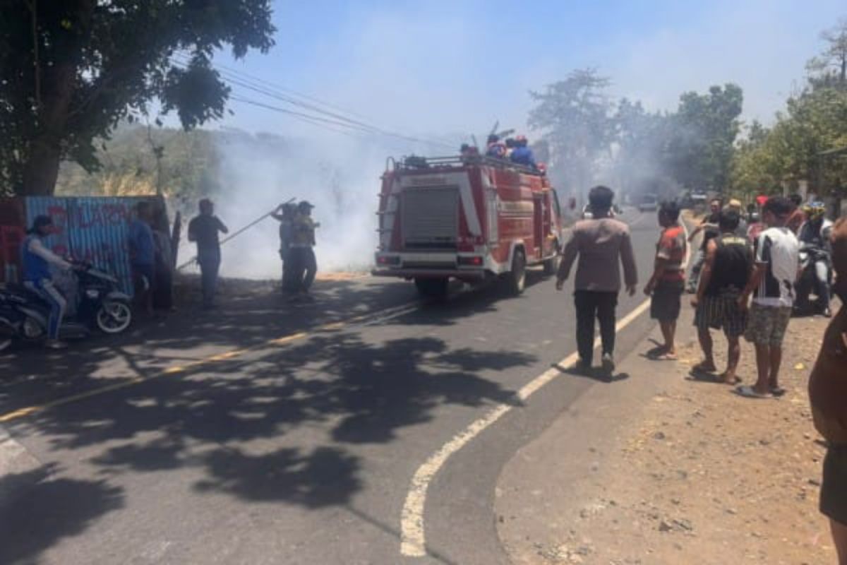 6 Titik Kebakaran di Manado dan Minahasa, Polresta Manado Perketat Monitoring Lahan Kering