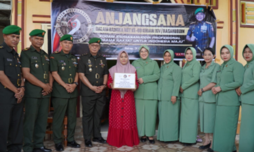 Jajaran Kodim 1420/Sidrap Gelar Anjangsana ke Warakawuri di HUT Kodam XIV/Hasanuddin, Dua Keluarga Pahlawan Dikunjungi