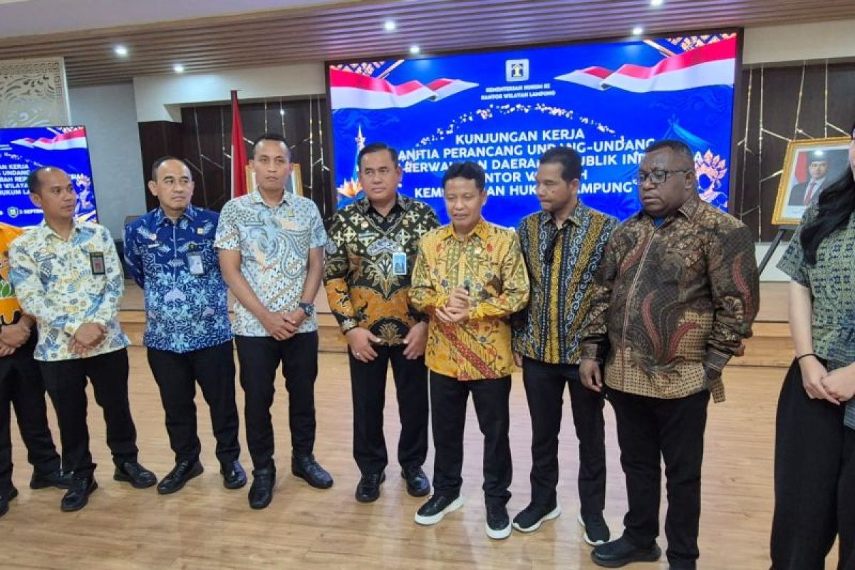 Kanwil Kemenkum Lampung Perketat Pengawasan Raperda di 15 Kabupaten/Kota, Ini yang Dievaluasi Bersama DPD RI
