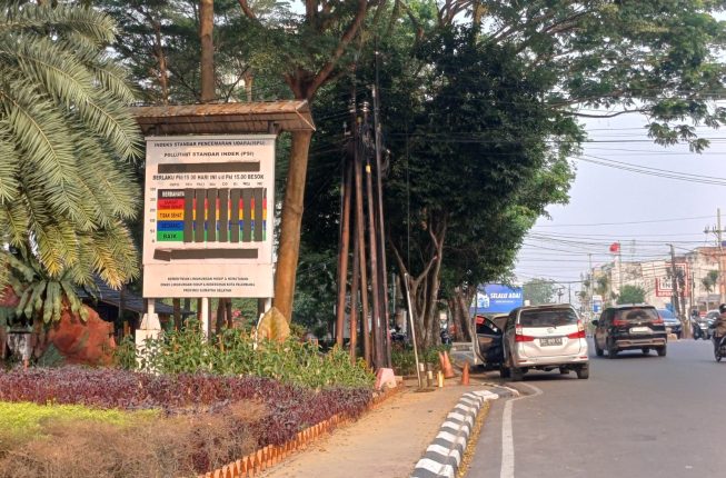 Kualitas Udara Palembang Tidak Sehat Selama 2 Pekan, ISPU Tembus 123: DLH Minta Warga Kurangi Aktivitas di Luar