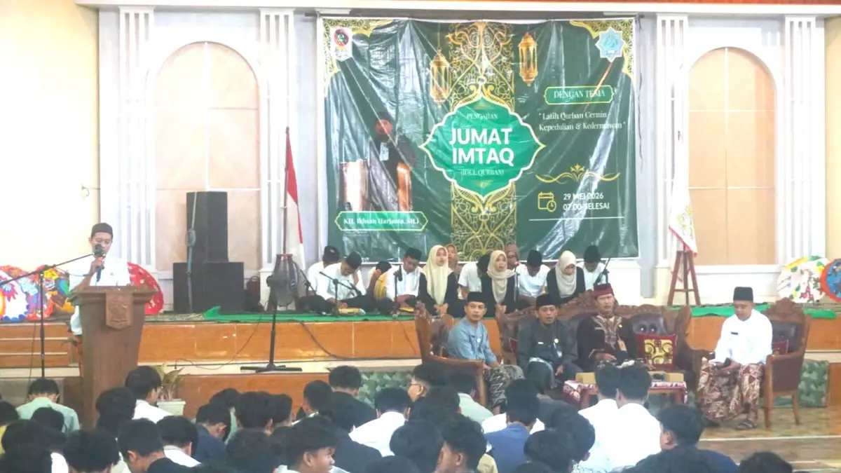 SMA Negeri 3 Klaten Sembelih Hewan Kurban dan Gelar Jumat Imtaq, Jadi Wadah Belajar Berkurban bagi Siswa