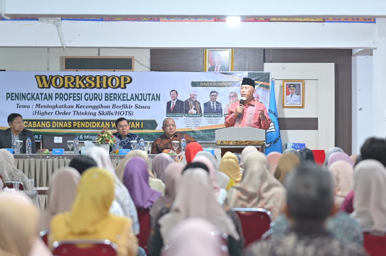 Gubernur Sumbar Mahyeldi Dorong Guru Kuasai HOTS, Targetkan Asrama untuk Seluruh SMA/SMK