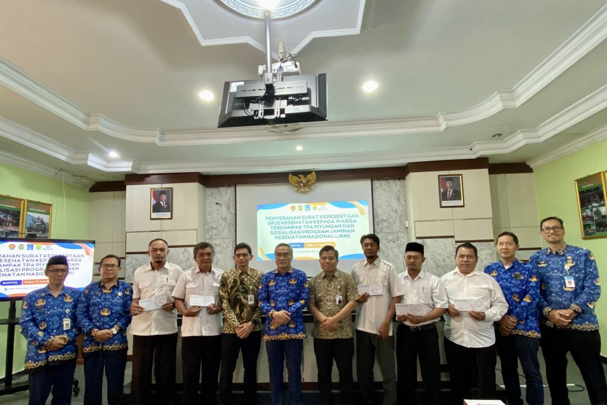 554 Warga Terdampak TPA Piyungan di Bantul Kini Dapat Jaminan Kesehatan BPJS, Iuran Ditanggung Pemkab