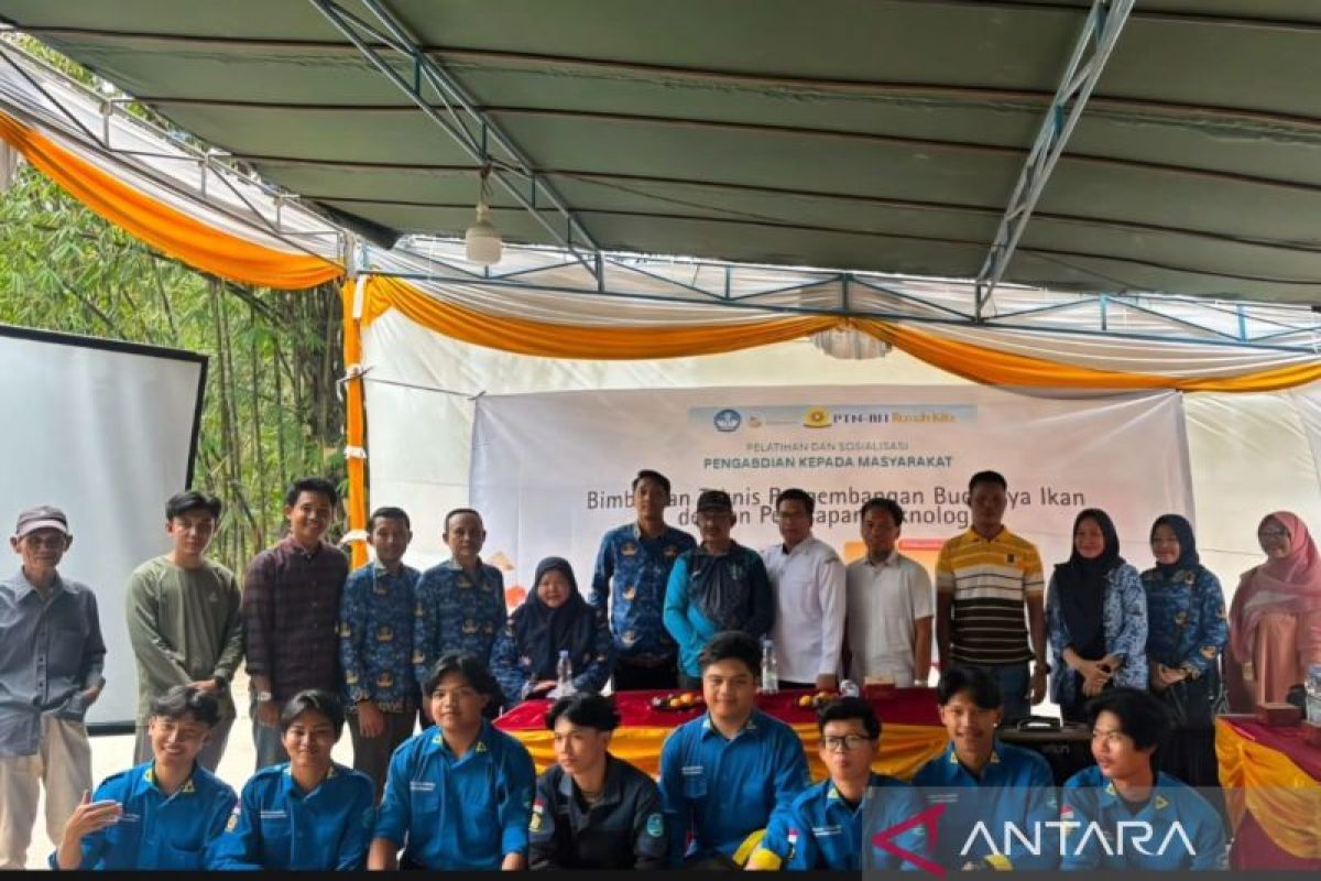 Dosen Unsri Latih Pembudi Daya Lele di Ogan Ilir Kelola Limbah Pakai Teknologi Zero Water Exchange