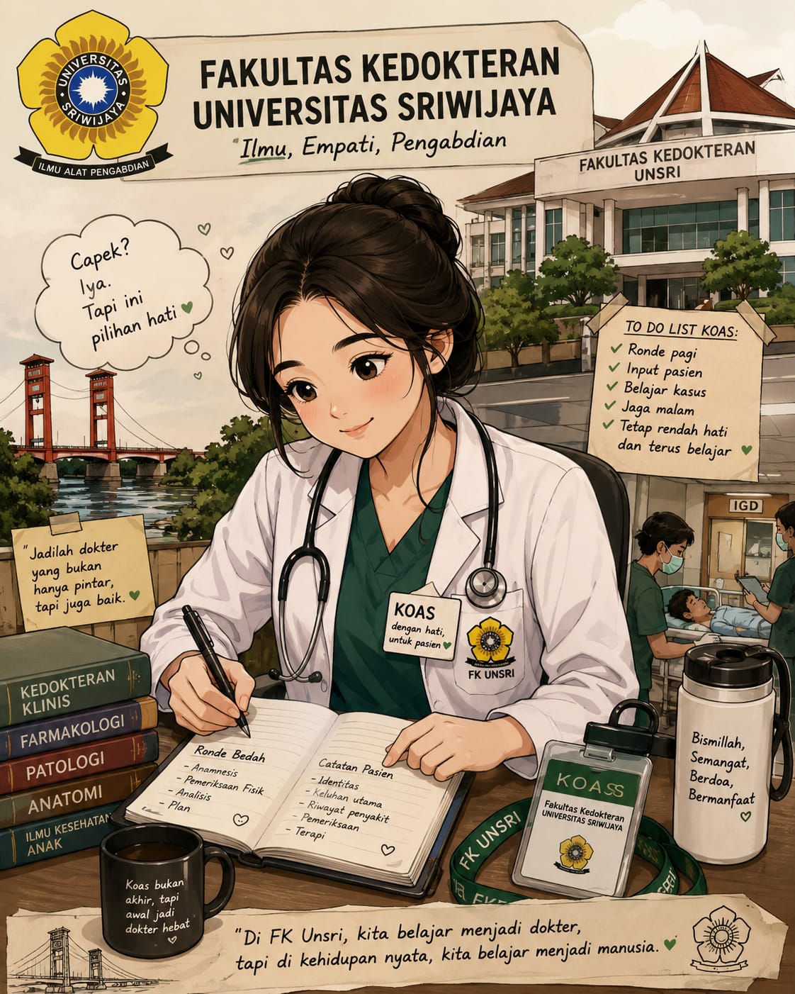 Mahasiswa FK Unsri Khawatir Permenkes Nomor 6 Tahun 2026 Hambat Praktik Klinik, RS Pendidikan Milik Universitas Dinilai Mendesak