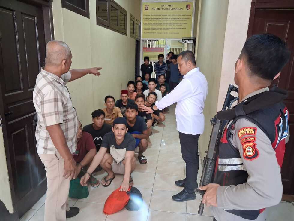 Polres Ogan Ilir Pindahkan Ratusan Tahanan ke Lapas Tanjung Raja, Begini Prosedur Pengamanannya