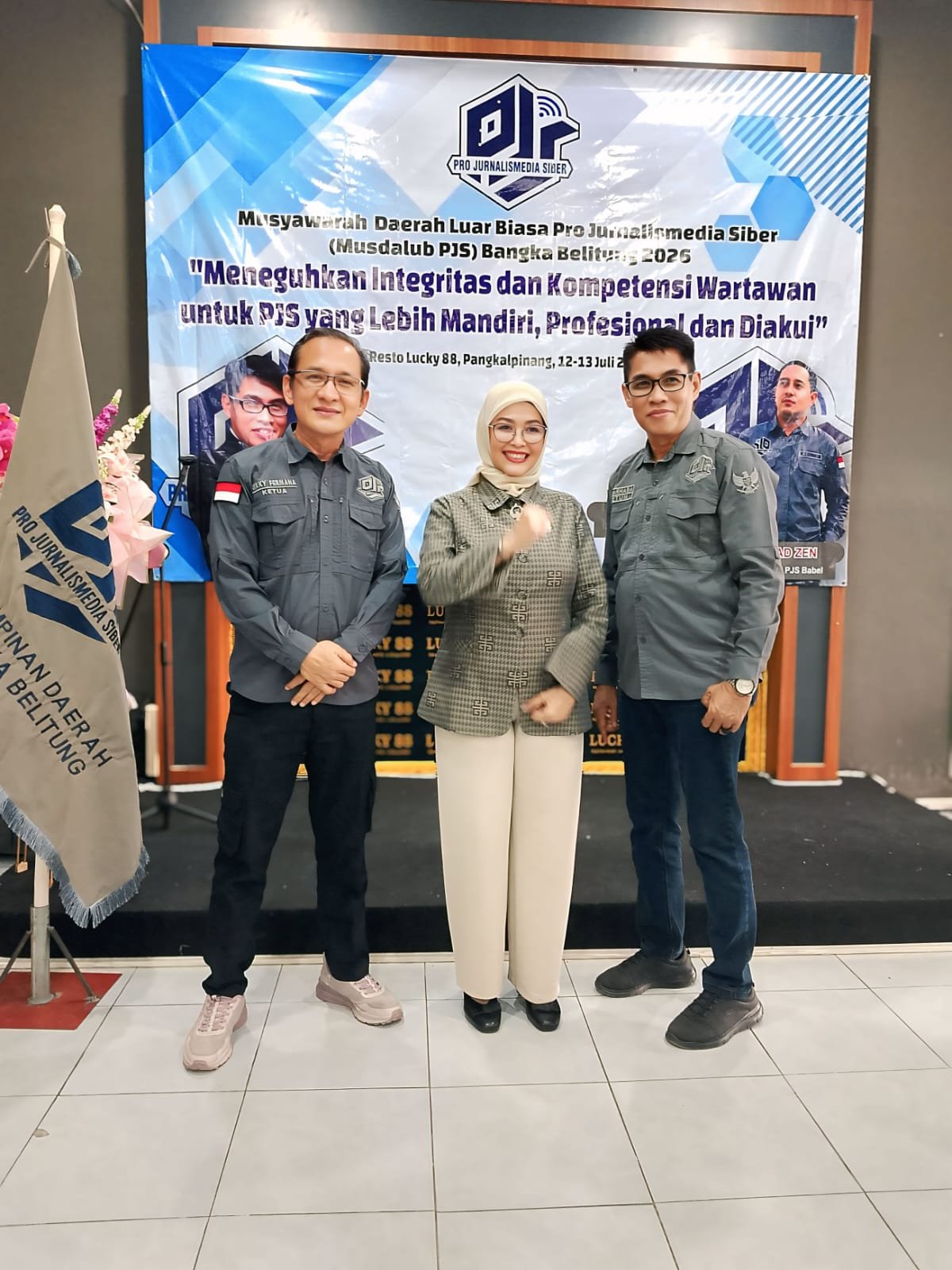 Kakanwil Ditjenpas Babel Ade Agustina Dorong Pers Berintegritas di Musdalub PJS 2026, Ini Pesannya