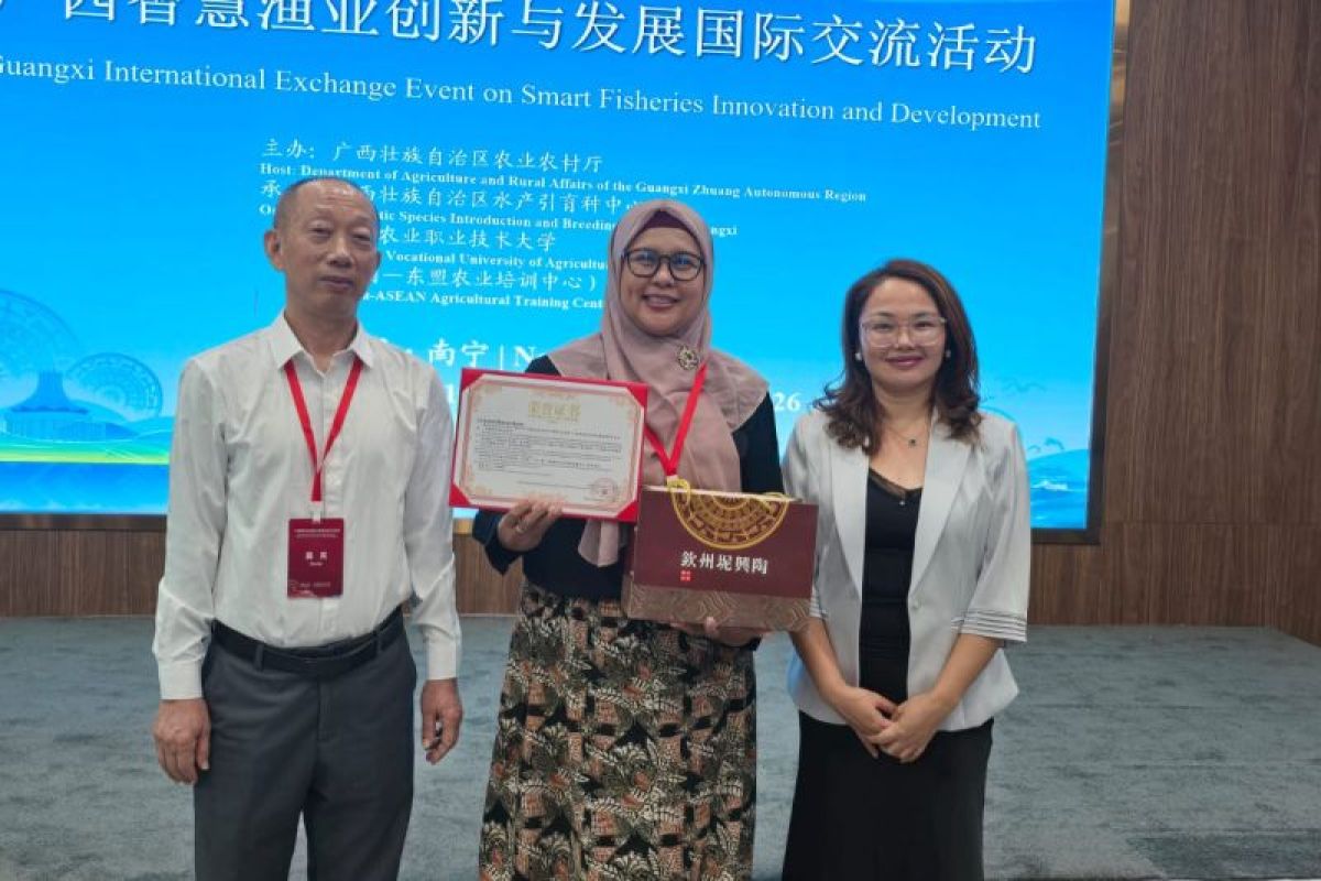 Akademisi UBB Tri Lestari Bawa Gagasan Smart Fisheries Indonesia ke Forum Nanning, China
