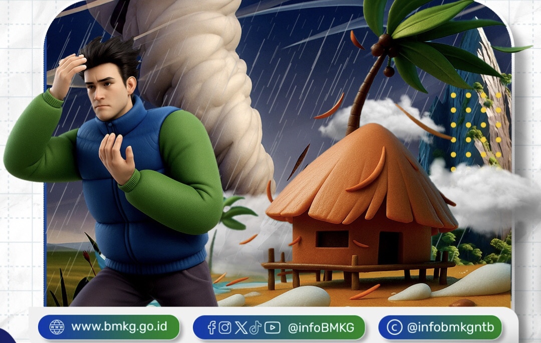 BMKG Keluarkan Peringatan Cuaca Ekstrem Dua Hari Berturut-turut di NTB, 9 Wilayah Masuk Zona Waspada Hujan Lebat