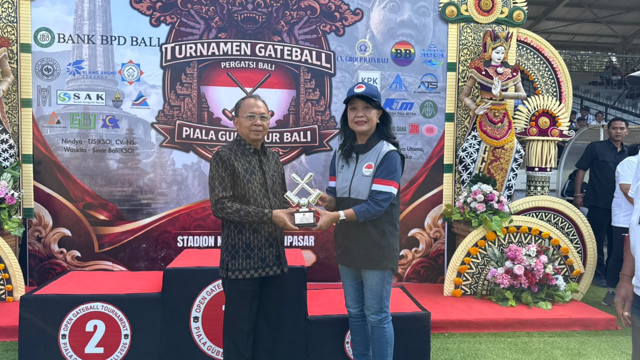 Turnamen Gateball Piala Gubernur Bali 2026 Resmi Ditutup, Gianyar Raih Juara II Double Mix