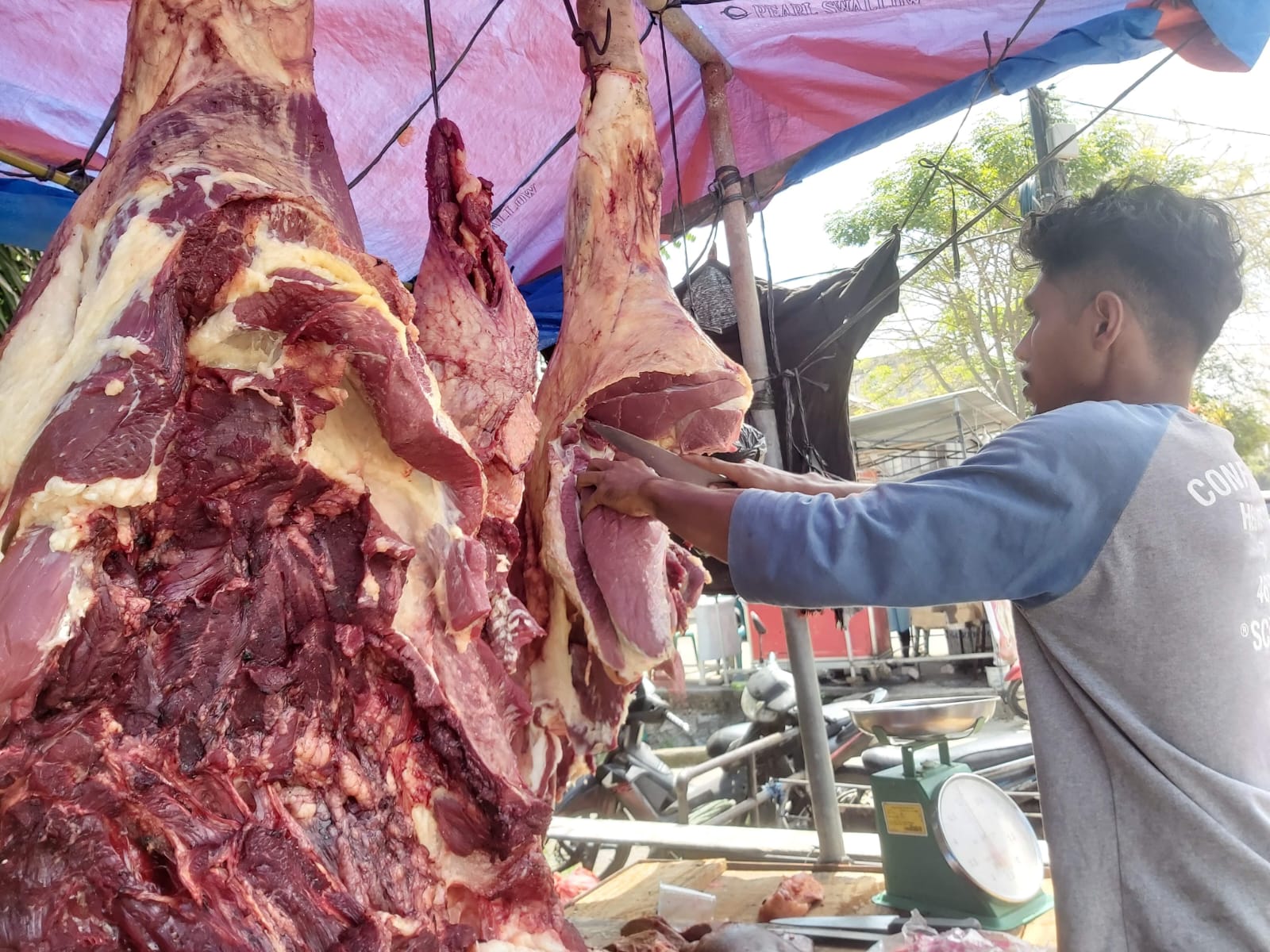 Harga Daging Meugang di Banda Aceh Tembus Rp180 Ribu per Kilogram, Pembeli Mulai Sepi karena Pasar Murah