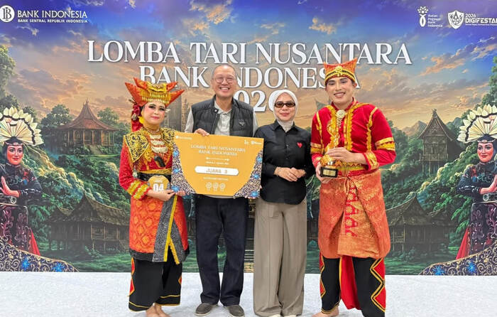 Prestasi Membanggakan! Melky Soekirman dan Mutiara Aulia Syahida dari BRI Region 6 Raih Juara 3 Lomba Tari Nusantara 2026 Bank Indonesia