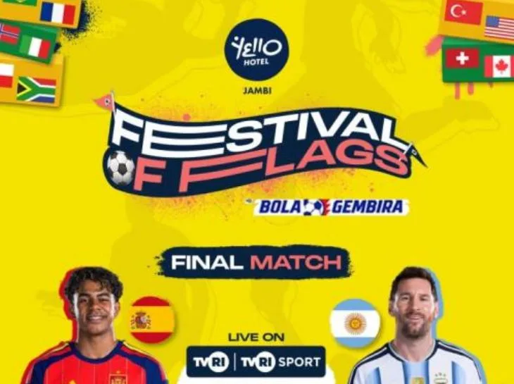 YELLO Hotel Jambi Gelar Nobar Final Piala Dunia 2026 Gratis, Sediakan Paket Kuliner hingga Bundling Menginap Mulai Rp80 Ribu