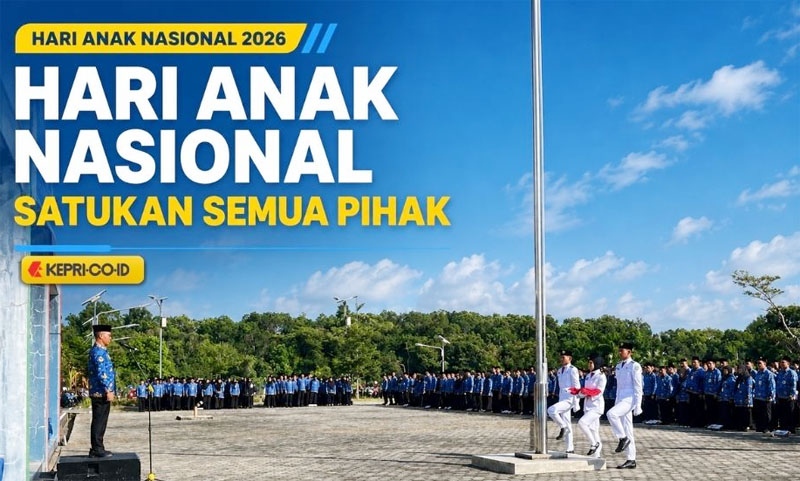 Bupati Anambas Aneng Pimpin Peringatan Hari Anak Nasional 2026, 5 Prinsip Jadi Pedoman Perlindungan Anak Lintas Sektor