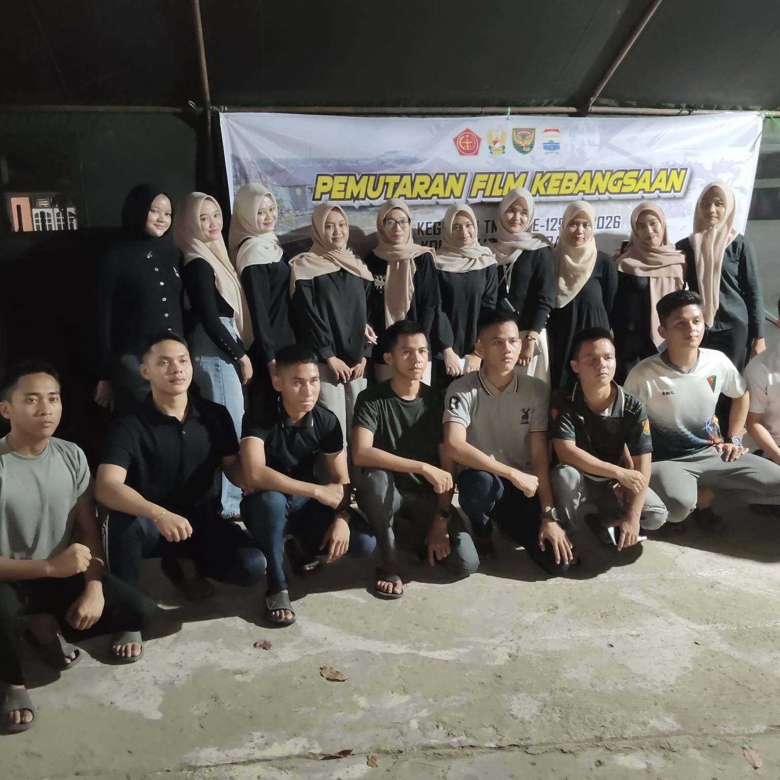 Nobar Satgas TMMD ke-129 Bareng Karang Taruna Talang Jambe Palembang, 40 Pemuda Ikut Ramaikan Poskotis