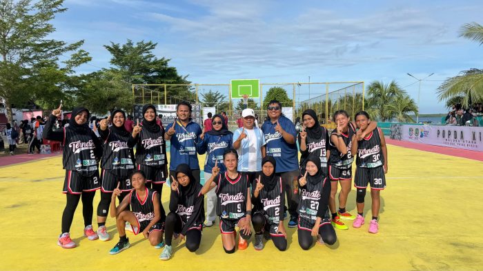 Tim Basket Putri Ternate Sapu Bersih Lawan di POPDA Maluku Utara, Cetak 113-5 di Laga Perdana