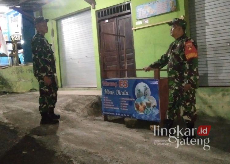Babinsa Koramil Paranggupito Wonogiri Patroli Malam, Awasi Koperasi Desa Merah Putih di 3 Desa