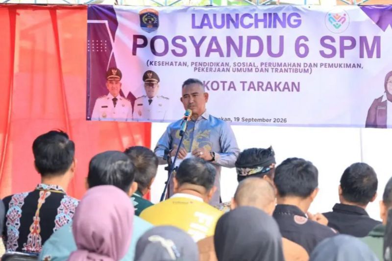 Wali Kota Tarakan Luncurkan Posyandu 6 SPM, Layanan Dasar Kini Mencakup Pendidikan hingga Trantibumlinmas