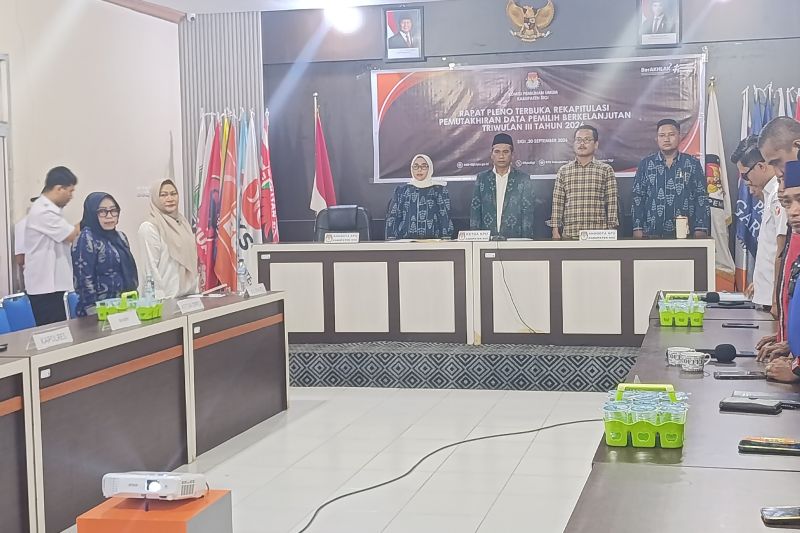 KPU Sigi Tetapkan 206.474 Pemilih dalam PDPB Triwulan III 2026, Terbanyak di Sigi Biromaru