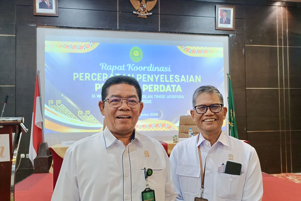 Pengadilan Tinggi Jayapura Evaluasi Perkara Perdata yang Lewat Enam Bulan, Libatkan BPN hingga Perbankan