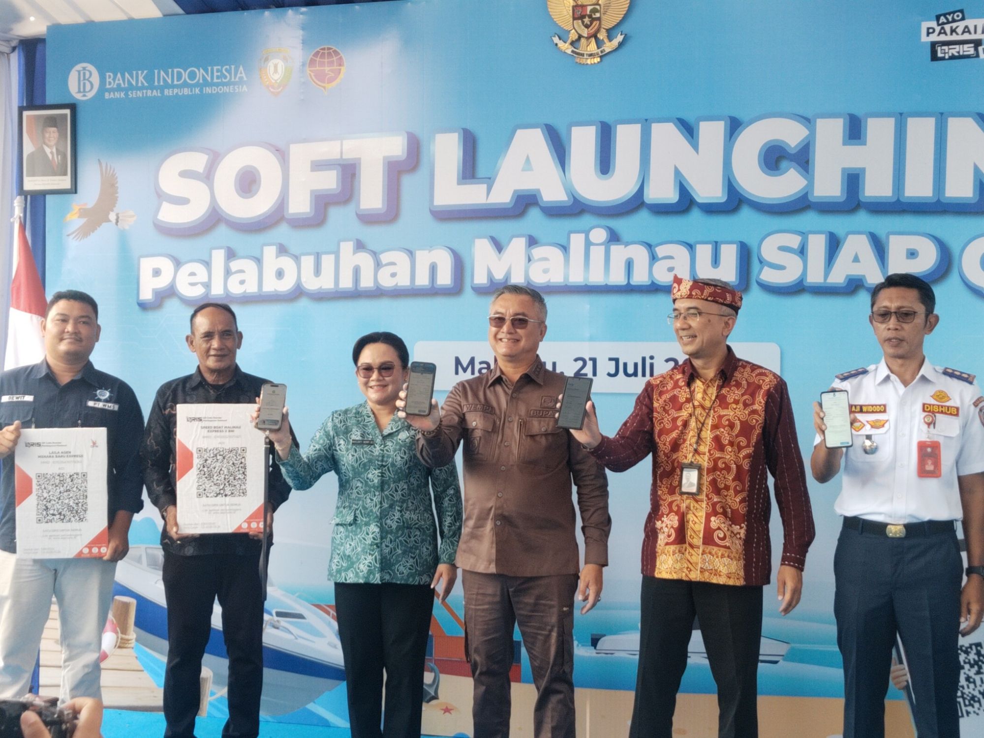 Pelabuhan Malinau Resmi Bertransaksi Nontunai, Jadi Pelabuhan Keempat di Kaltara yang Pakai QRIS