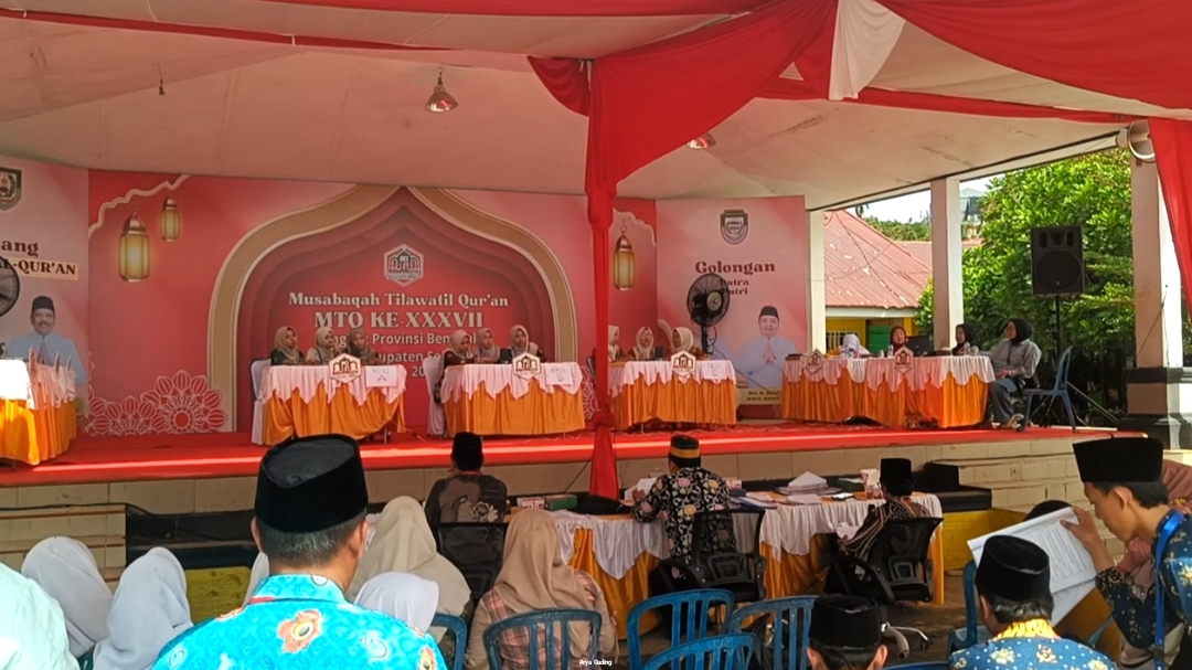 MTQ Provinsi Bengkulu di Seluma Resmi Bergulir, 9 Cabang Lomba Tersebar di 9 Lokasi Berbeda