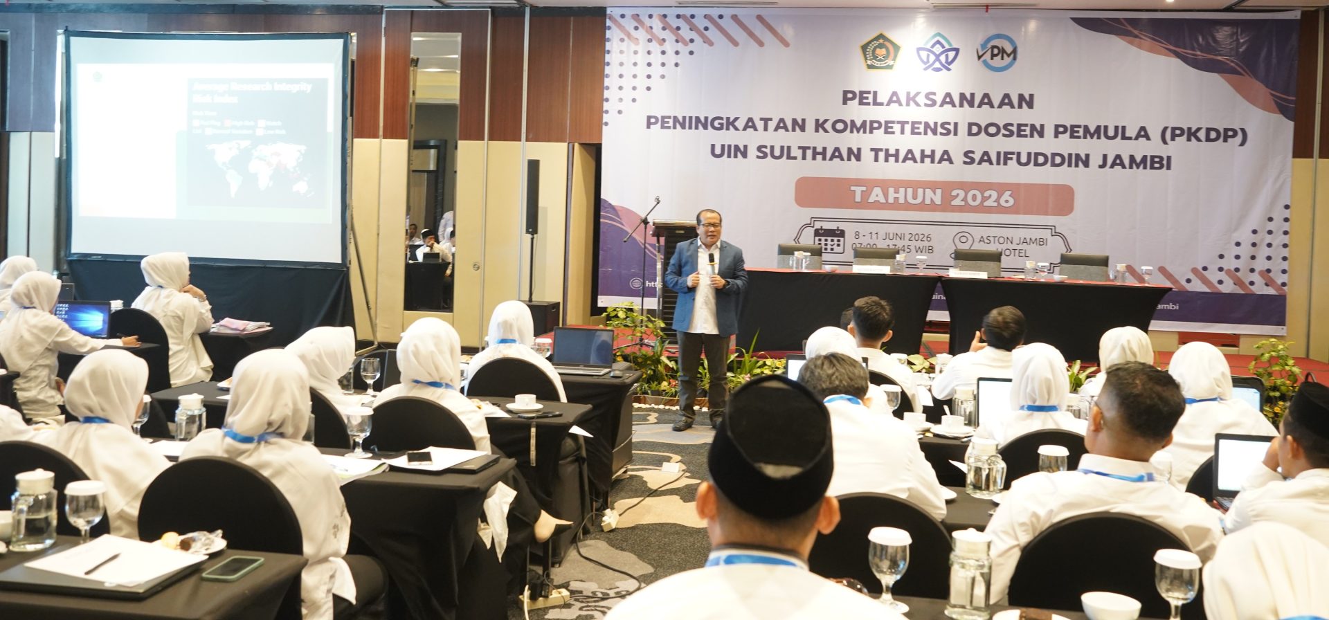 Kasubdit Ketenagaan Kemenag RI Beberkan Target Sertifikasi Dosen Lewat PKDP di UIN Jambi, 120 Peserta Ikuti