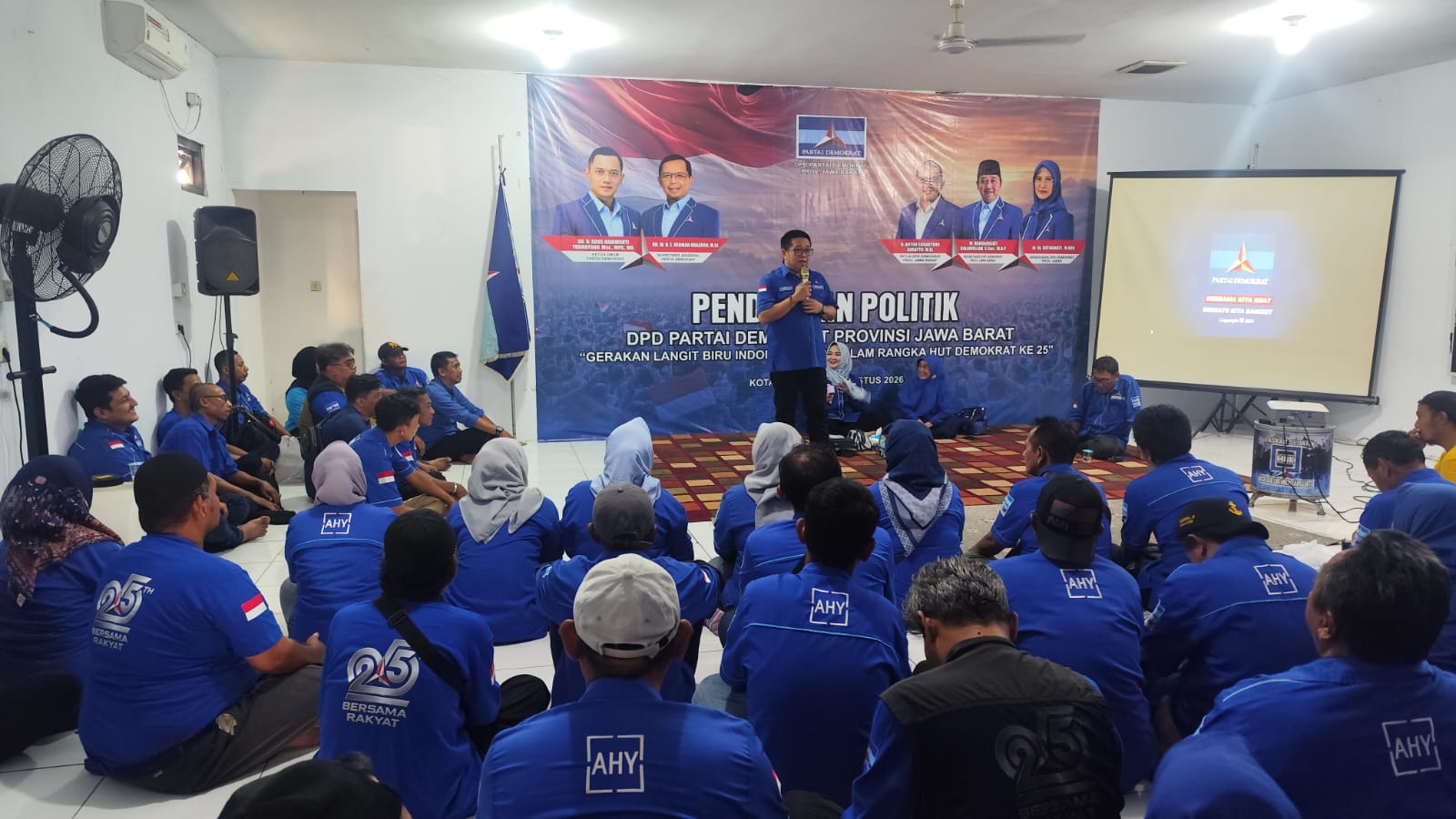 Demokrat Jabar Gelar Dikpol di Kota Cirebon, Sekretaris DPD Tekankan Kader Aktif Turun ke Masyarakat