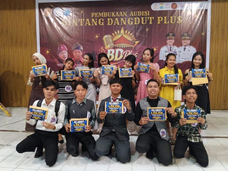 22 Peserta Lolos Audisi Tahap I Bintang Dangdut Plus 2026 Palembang,
