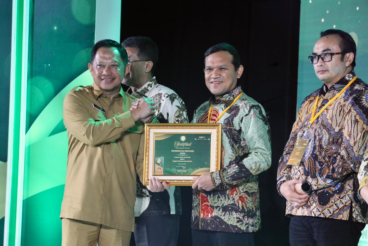 Aceh Borong 9 Penghargaan Anugerah Adinata Syariah 2026, Juara Utama Inklusi Keuangan Syariah