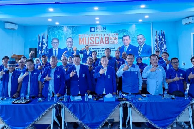 PAN Jambi Gelar Muscab Tahap I, Lima Ketua DPC Kabupaten dan Kota Resmi Ditetapkan