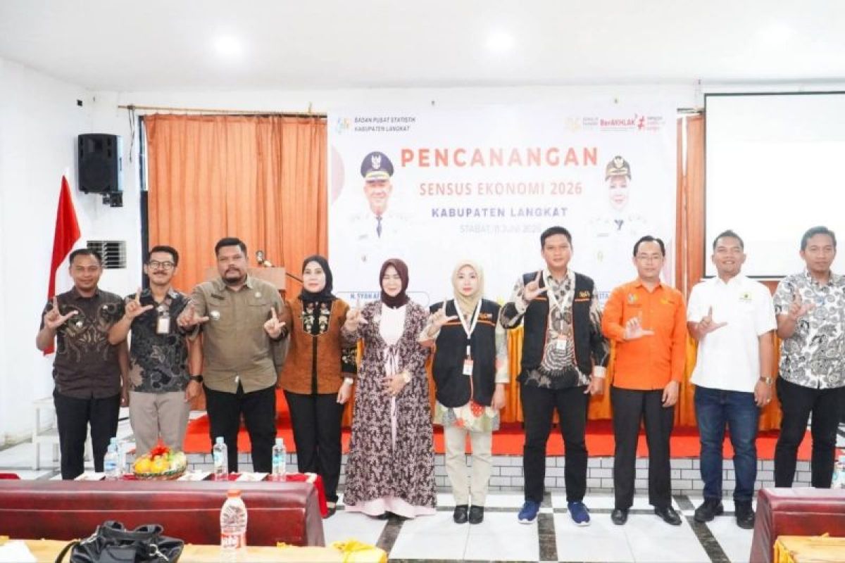 Pemkab Langkat Resmi Canangkan Sensus Ekonomi 2026, 948 Petugas Siap Data Pelaku Usaha Mulai Juni