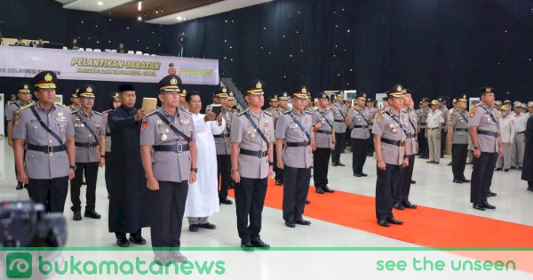 Mutasi Besar Polda Sulsel: 14 Kapolres dan Empat Pejabat Utama Dirotasi, Kapolda Pimpin Langsung Sertijab