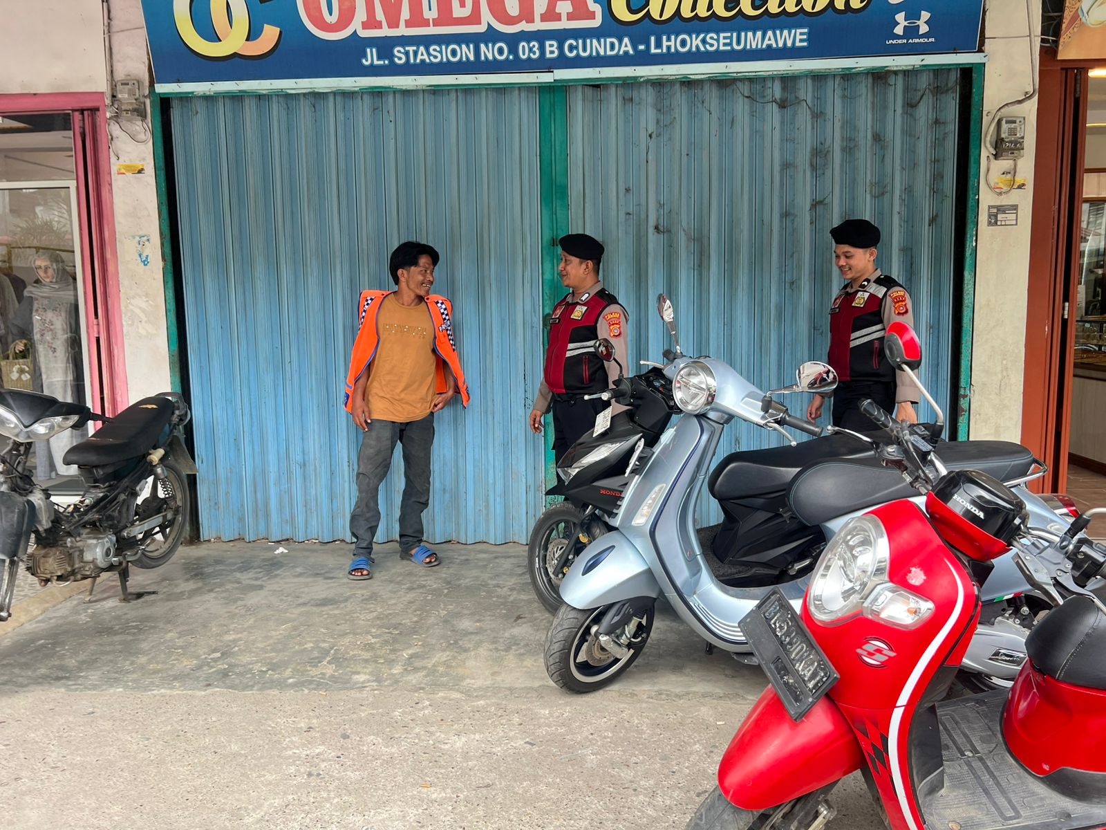 Polisi Perkuat Patroli Kota Presisi di Pasar dan Pusat Perbelanjaan Lhokseumawe, Pedagang Merasa Lebih Aman