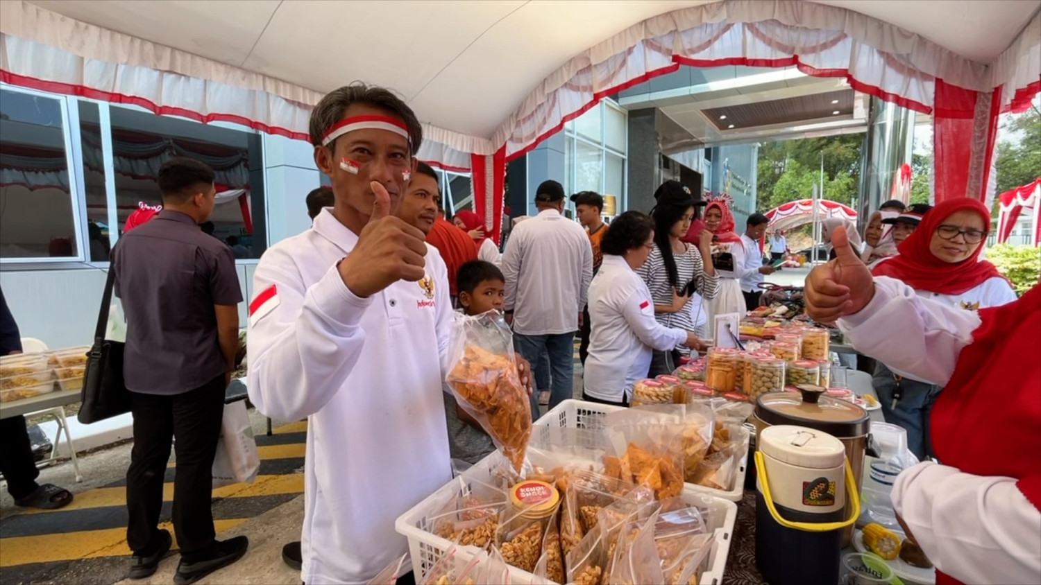 BKKBN Kepri Gelar Dagang UPPKA dan Salurkan Bantuan Nutrisi Anak di Tengah Peringatan HUT ke-81 RI