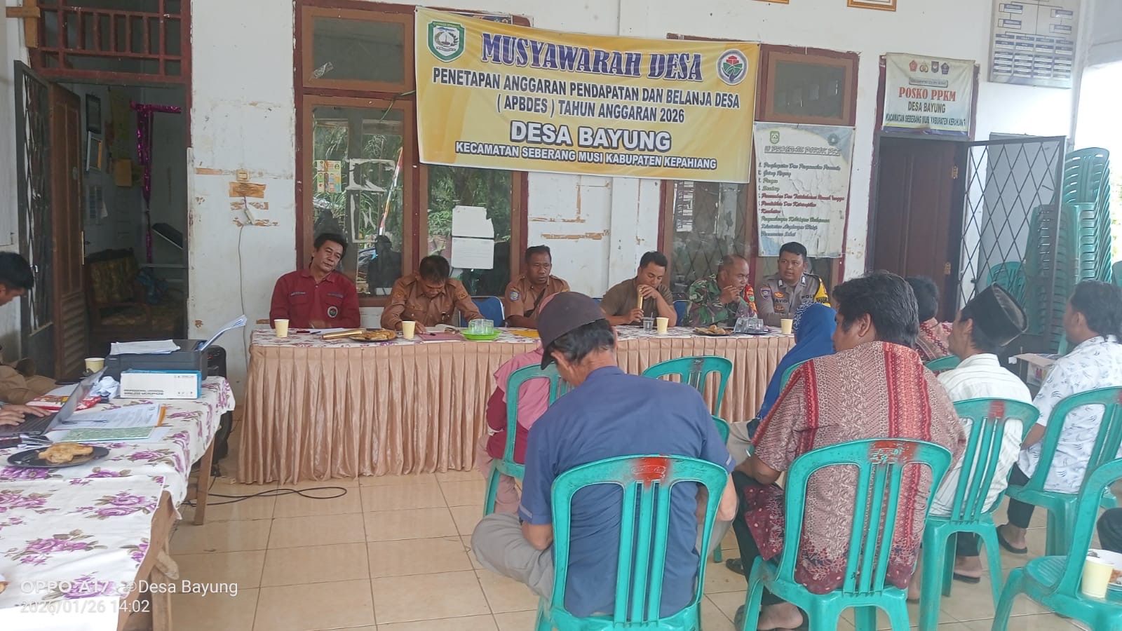 APBDes 2026 Desa Bayung Ditetapkan, Kades Parwi: Fokus pada Infrastruktur dan Pelayanan Publik
