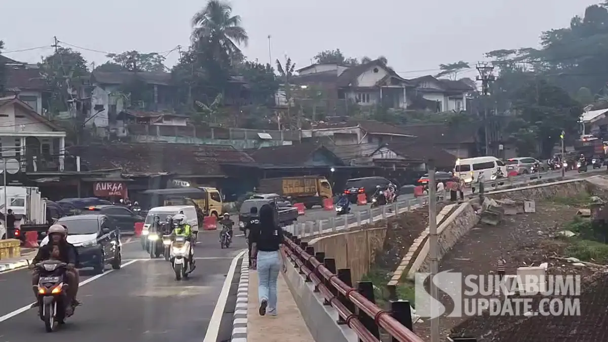 Duplikasi Jembatan Pamuruyan di Sukabumi Resmi Beroperasi, Sistem Satu Arah Diterapkan pada Jam Sibuk