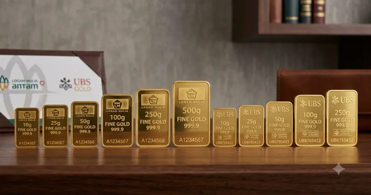 Harga Emas Antam dan UBS di Tegal Hari Ini: Selisih Rp55.100 Per Gram, Investor Punya Banyak Opsi
