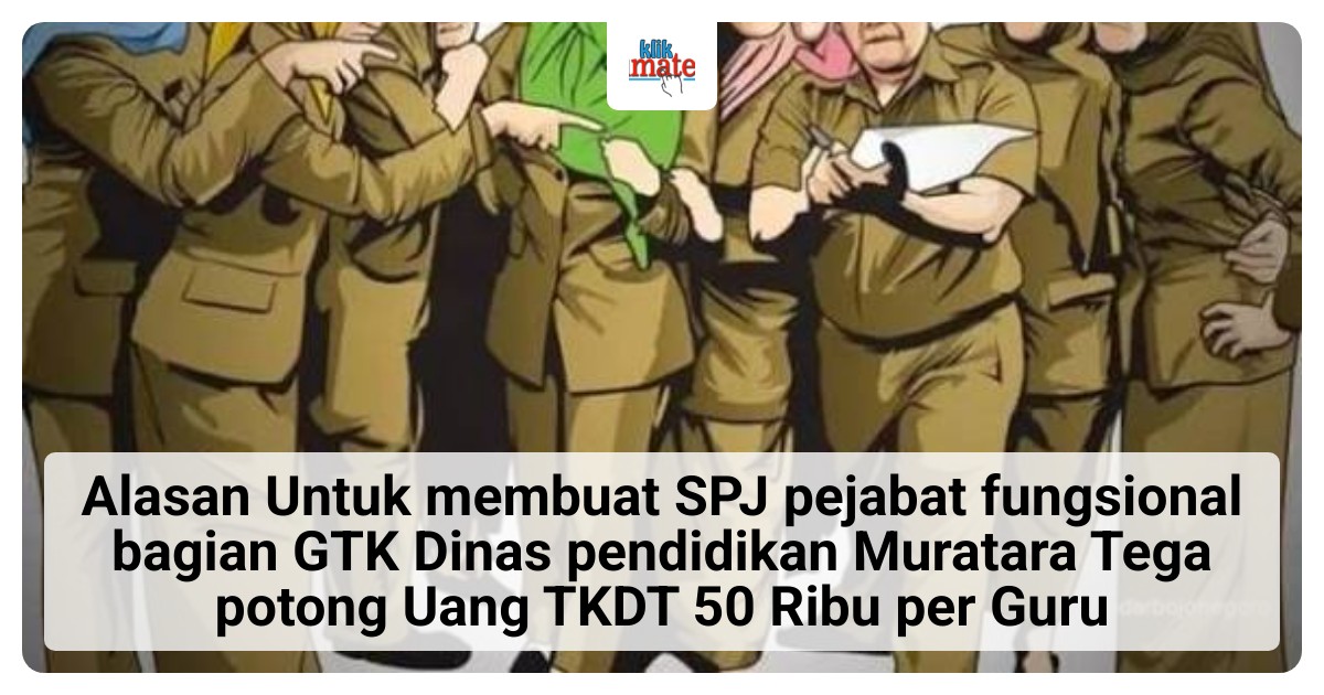 Pejabat Fungsional GTK Disdik Muratara Diduga Potong Rp 50 Ribu per Guru dari Tunjangan Daerah Terpencil, 358 Guru Murka