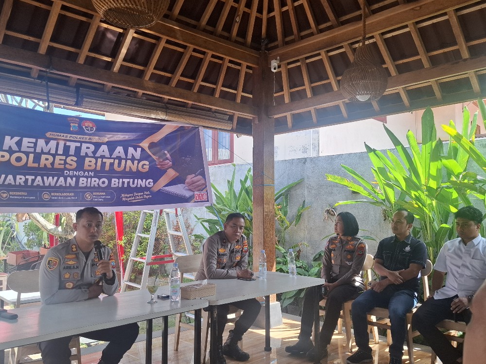 Polres Bitung Ajak 41 Wartawan Perkuat Sinergi, Kapolres Arie Sulistyo Minta Pemberitaan Menyejukkan