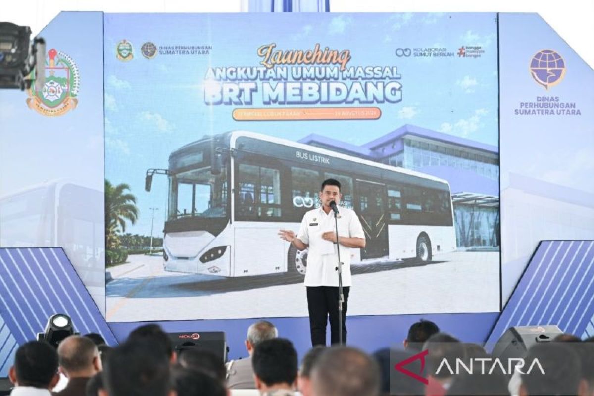 BRT Mebidang Mulai Uji Coba Gratis di Sumatera Utara, 515 Bus Listrik Siap Layani 17 Rute pada 2026